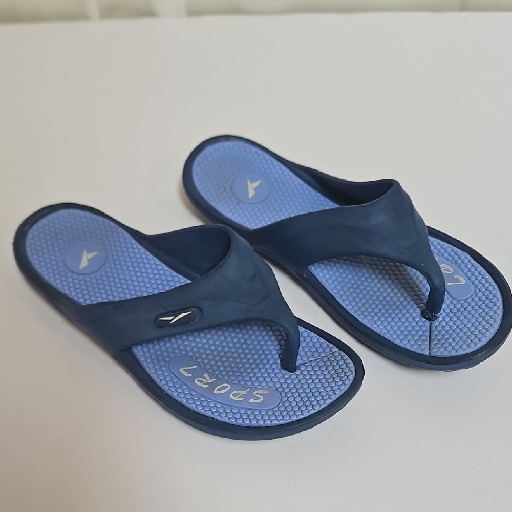 Blue Flip Flops